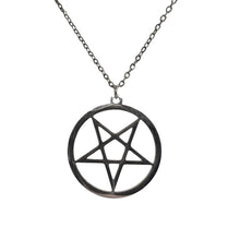 Load image into Gallery viewer, Witch of Dusk Inverted Pentagram Pendant eprolo 
