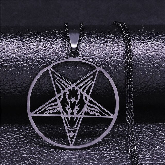 Baphomet Pentagram Necklace - Witch of Dusk