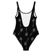 Load image into Gallery viewer, Spiked Bat One-Piece Swimsuit freeshipping - Witch of Dusk
