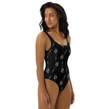 Load image into Gallery viewer, Spiked Bat One-Piece Swimsuit freeshipping - Witch of Dusk
