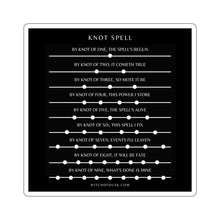 Load image into Gallery viewer, Witch Knot Spell Reference Guide Sticker

