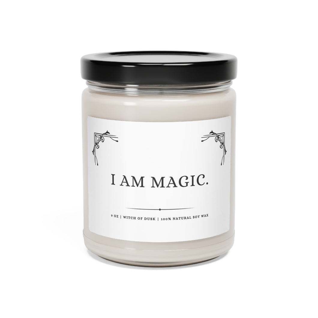 I Am Magic Witch Filigree Manifestation Candle