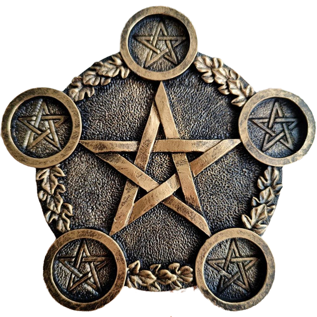 Pentagram Altar Candle Holder