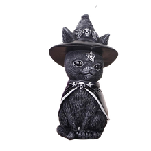 Cargar imagen en el visor de la galería, Cute Witch Hat Cat Figure
