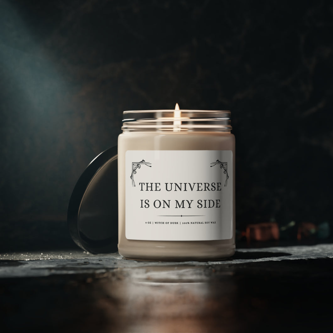 The Universe Is On My Side Filigree Manifestation Candle