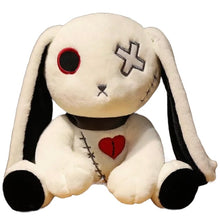 Cargar imagen en el visor de la galería, Cute Goth Bunny Plushie
