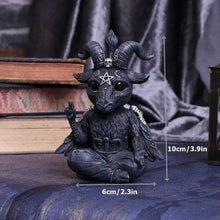 Cargar imagen en el visor de la galería, Cute Witch Baphomet Figure
