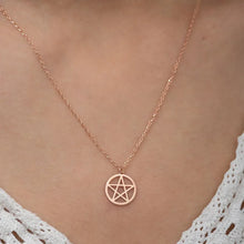 Load image into Gallery viewer, Minimalist Pentacle Necklace
