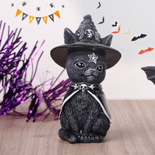 Load image into Gallery viewer, Cute Witch Hat Cat Figure
