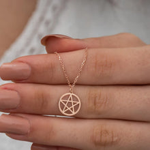 Load image into Gallery viewer, Minimalist Pentacle Necklace
