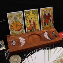 Cargar imagen en el visor de la galería, Wood Tarot Card Stand
