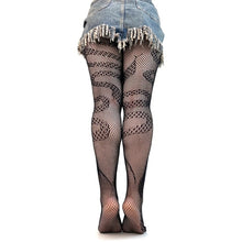 Load image into Gallery viewer, Snake Fishnet Stockings
