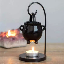 Cargar imagen en el visor de la galería, Ceramic Hanging Mini Cauldron
