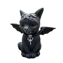 Cargar imagen en el visor de la galería, Cute Witch Winged Cat Figure
