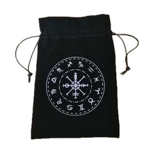 Load image into Gallery viewer, Velvet Tarot Deck Storage Bag - Witch of Dusk
