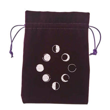 Load image into Gallery viewer, Velvet Tarot Deck Storage Bag - Witch of Dusk
