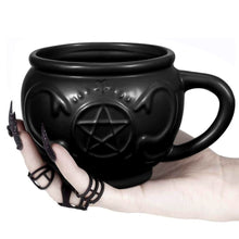 Cargar imagen en el visor de la galería, Black Cauldron Mug freeshipping - Witch of Dusk
