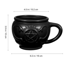 Load image into Gallery viewer, Black Cauldron Mug freeshipping - Witch of Dusk

