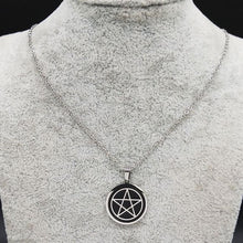 Load image into Gallery viewer, Simple Stainless Steel Pentacle freeshipping - Witch of Dusk
