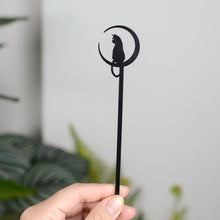 Load image into Gallery viewer, Black Witch Hair Stick freeshipping - Witch of Dusk
