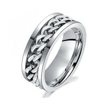 Load image into Gallery viewer, Chain Fidget Ring freeshipping - Witch of Dusk
