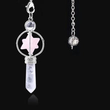 Load image into Gallery viewer, Crystal Merkaba Witch&#39;s Pendulum freeshipping - Witch of Dusk
