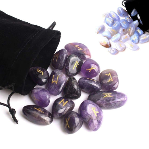 Crystal Nordic Rune Stones freeshipping - Witch of Dusk