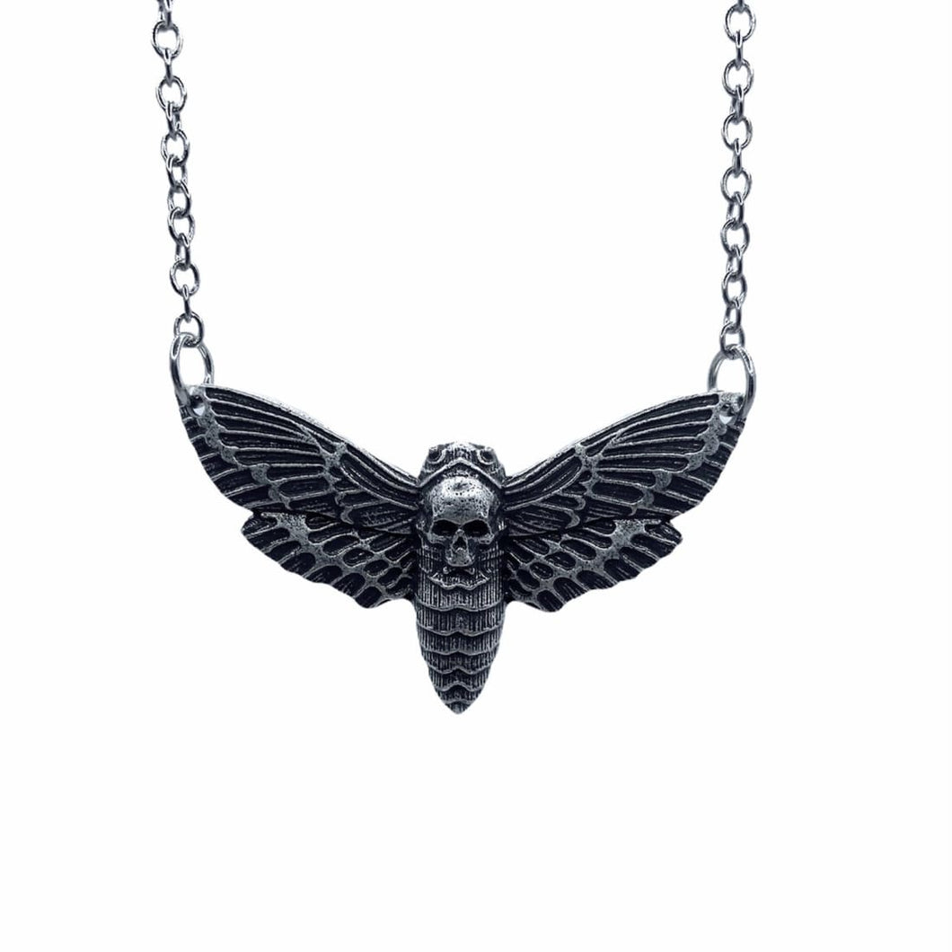 Death Head Moth Necklace freeshipping - Witch of Dusk
