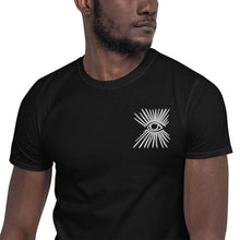 Load image into Gallery viewer, The Eye Embroidered Short-Sleeve Unisex T-Shirt freeshipping - Witch of Dusk
