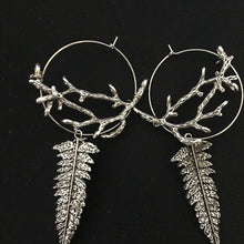 Load image into Gallery viewer, Fern and Branch Earrings freeshipping - Witch of Dusk
