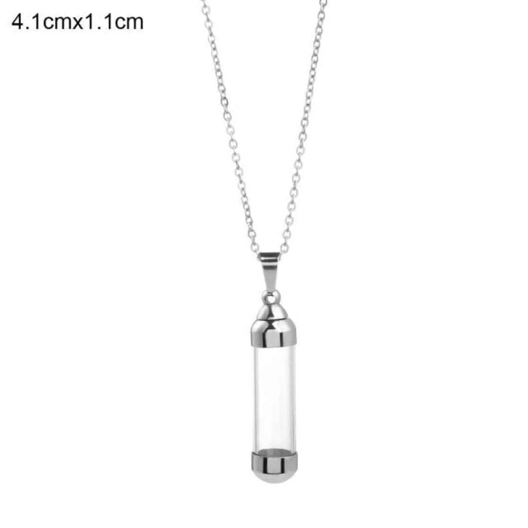 Glass Tube Spell Amulet Pendant freeshipping - Witch of Dusk