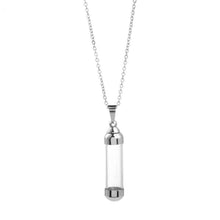 Load image into Gallery viewer, Glass Tube Spell Amulet Pendant - Witch of Dusk
