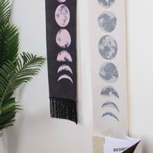 Load image into Gallery viewer, Linen Moon Phase Hanging Tapestry freeshipping - Witch of Dusk
