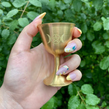 Load image into Gallery viewer, Mini Ritual Pentagram Chalice freeshipping - Witch of Dusk
