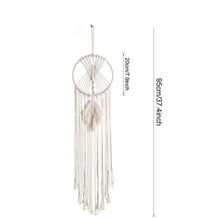 Load image into Gallery viewer, Moon and Star Macrame Wall Hanging freeshipping - Witch of Dusk
