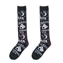 Load image into Gallery viewer, Ouija Knee-High Socks freeshipping - Witch of Dusk
