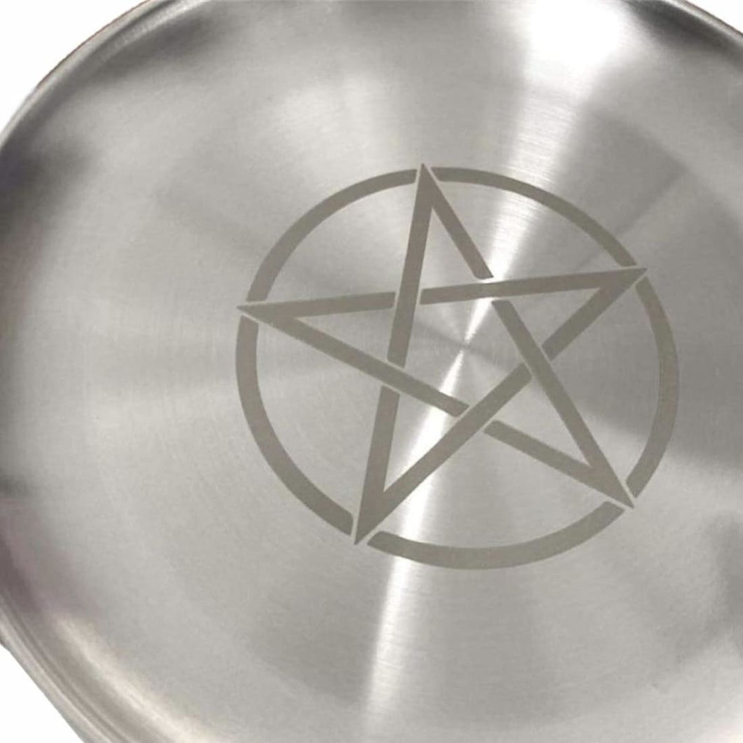 Pentagram Altar Plate freeshipping - Witch of Dusk
