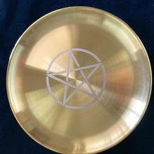 Load image into Gallery viewer, Pentagram Altar Plate freeshipping - Witch of Dusk
