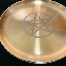 Load image into Gallery viewer, Pentagram Altar Plate freeshipping - Witch of Dusk

