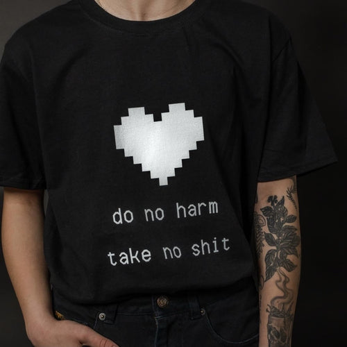Pixel Heart Do No Harm Short-Sleeve Unisex T-Shirt freeshipping - Witch of Dusk