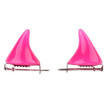 Load image into Gallery viewer, Witch of Dusk Tiny Devil Horn Hairclips eprolo Pink
