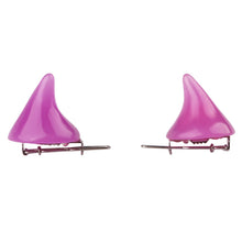 Load image into Gallery viewer, Witch of Dusk Tiny Devil Horn Hairclips eprolo Purple
