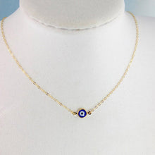 Load image into Gallery viewer, Minimalist Evil Eye Necklace freeshipping - Witch of Dusk
