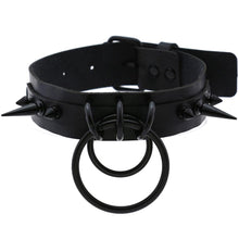 Load image into Gallery viewer, Punk Ring Studded Collar freeshipping - Witch of Dusk
