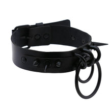 Load image into Gallery viewer, Punk Ring Studded Collar freeshipping - Witch of Dusk
