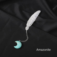 Load image into Gallery viewer, Moon Crystal Bookmark - Witch of Dusk
