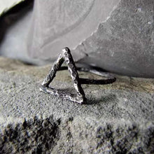Load image into Gallery viewer, Fire Triangle Element Ring freeshipping - Witch of Dusk
