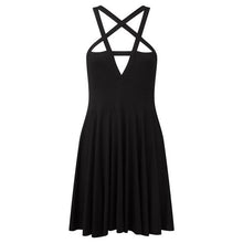 Load image into Gallery viewer, Pentagram Strap Summer Dress - Witch of Dusk
