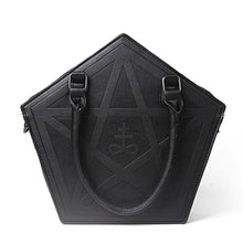 Load image into Gallery viewer, Satanic Cross Pentagram Purse freeshipping - Witch of Dusk

