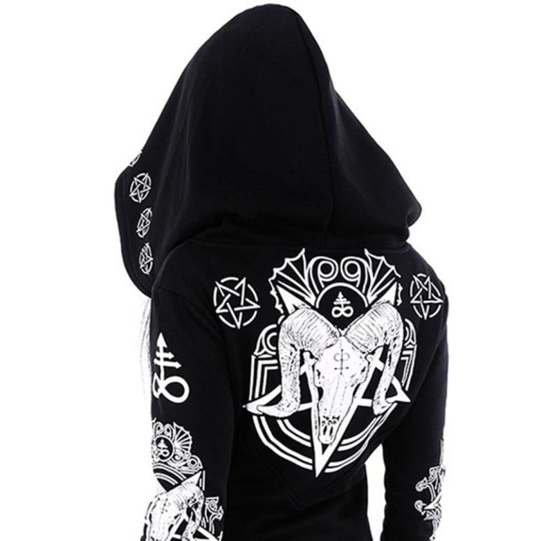 Satanic Witch Hoodie freeshipping - Witch of Dusk